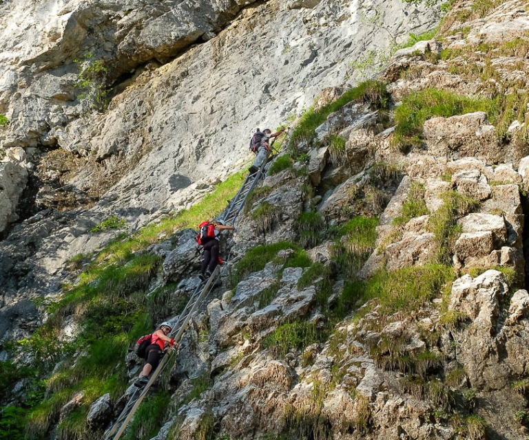 Drachenwand klettersteige 2014